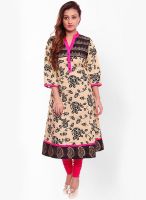 Kurti'S Brown Printed Kurtis