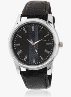 Laurels Original Lo-Imp-102 Black/Black Analog Watch