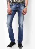 Lawman Pg3 Blue Washed Slim Fit Jeans