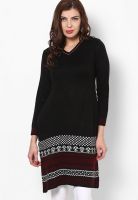 People Black Acrylic Kurta