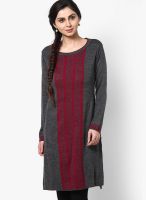 People Grey Acrylic Kurta