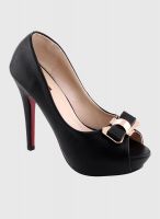 Shuz Touch Black Peep Toes