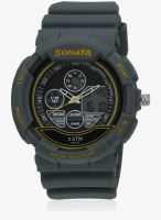 Sonata 7997Pp01J-Sdd519 Grey Analog & Digital Watch