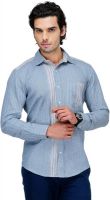 Yepme Men's Striped Casual Blue Shirt