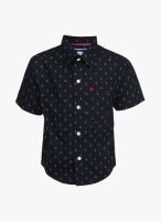 612 League Navy Blue Casual Shirt