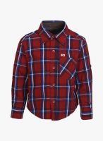 612 League Red Casual Shirts