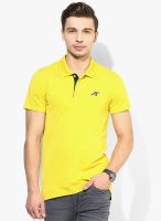 Alcis Core Performance Yellow Polo T-Shirt
