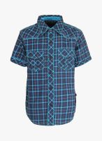 Bells And Whistles Blue Casual Shirt