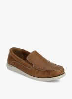 Clarks Redruth Step Tan Loafers