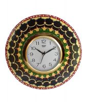 Divinecrafts Multicolor Handcrafted Wall Clock