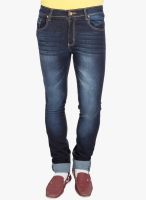 High Star Washed Blue Slim Fit Jeans