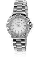 Aspen Ap1193 Silver/White Analog Watch