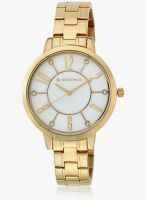 Giordano A2018-11 Golden/White Analog Watch