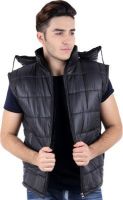 Kritika's World Sleeveless Solid Men's Quilted Jacket