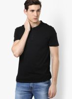 New Look Black Henley T-Shirt