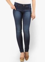 X'Pose Mid Rise Blue Washed Jeans