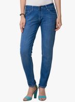 Yepme Blue Solid Jeans