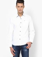 Lee White Casual Shirt