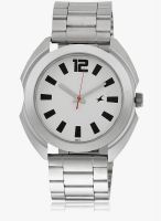 Fastrack 3117Sm01 Silver/White Analog Watch