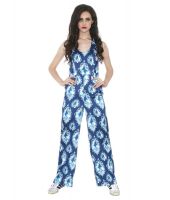 Divaat Blue Polyester Jumpsuits