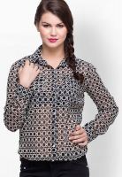 Oxolloxo Black Printed Shirt