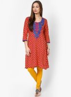 Shree Magenta Printed Kurtis