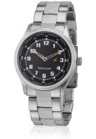Fastrack Ne3001Sm01-C118 Silver/Black Analog Watch