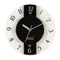 Safal Quartz Wall Clock Black & White