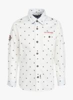 U.S. Polo Assn. White Casual Shirt