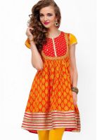 Yepme Yellow Printed Kurti