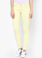 Gas Yellow Solid Jeans