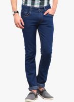 Yepme Solid Blue Slim Fit Jeans