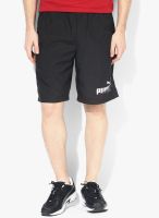 Puma Fun Graphic Woven Black Shorts