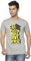 Alan Jones Graphic Print Men's Round Neck Grey T-Shirt