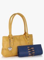 Butterflies Yellow Handbag