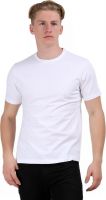 CHECKERSBAY Solid Men's Round Neck White T-Shirt