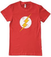 DNA Graphic Print Men's Round Neck Red T-Shirt