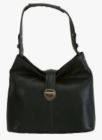 Faballey Black Polyurethane (Pu) Handbag
