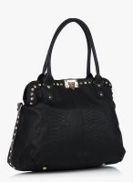 Harpa Black Polyurethane (Pu) Handbag