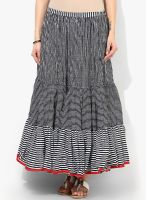 Sangria Black Flared Skirt