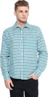 Yuvi Men's Checkered Casual Linen Multicolor Shirt