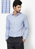 Code by Lifestyle Blue Formal Shirt
