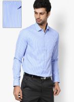 Code by Lifestyle Blue Formal Shirts