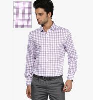 Code by Lifestyle Purple Formal Shirt