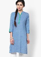 Entropy Blue Kurta