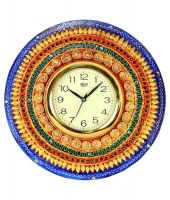 Etsibitsi Multicolour Wooden Wall Clock