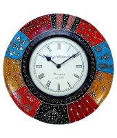 Etsibitsi Multicolour Wooden Wall Clock