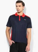 Fila Largo Navy Blue Training Polo T-Shirt