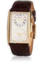 Fossil FS4783 Brown/White Analog Watch