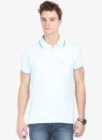HW White Solid Polo T-Shirt